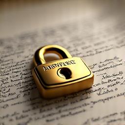 Icona di un lucchetto su un documento legale per rappresentare la sicurezza e la conformità GDPR italiana.